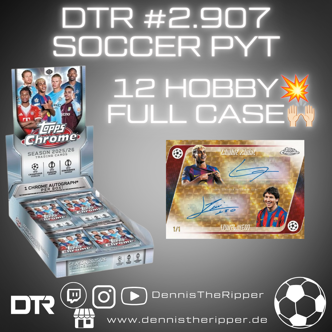 UltraMini 10 Filler 5 Sieger Liverpool FC - Rio Ngumoha (RC) & SSC Napoli & Tottenham Hotspur DTR #2907 Soccer UCC Chrome Hobby Full Case PYT/PYP Group Break