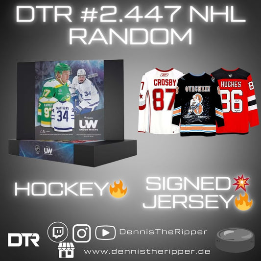 50% Filler DTR #2447 NHL Under Wraps NHL Jersey Random Group Break