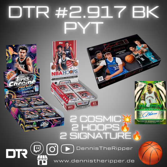Mini 10 Filler 5 Sieger DTR #2917 BK Cosmic x Hopps x Signature 6 Boxer PYT Group Break