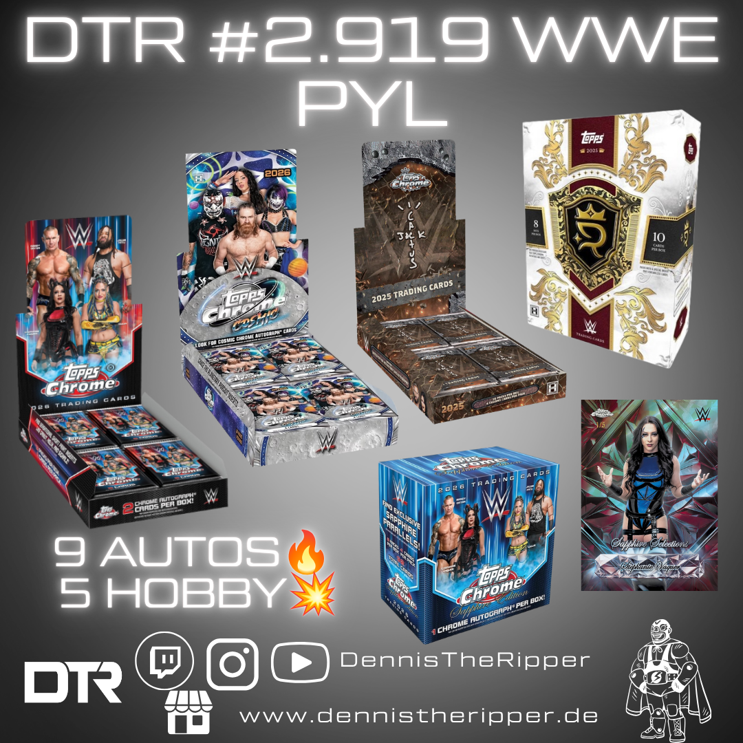 DTR #2919 WWE All Mixer 5 Boxer PYL Group Break