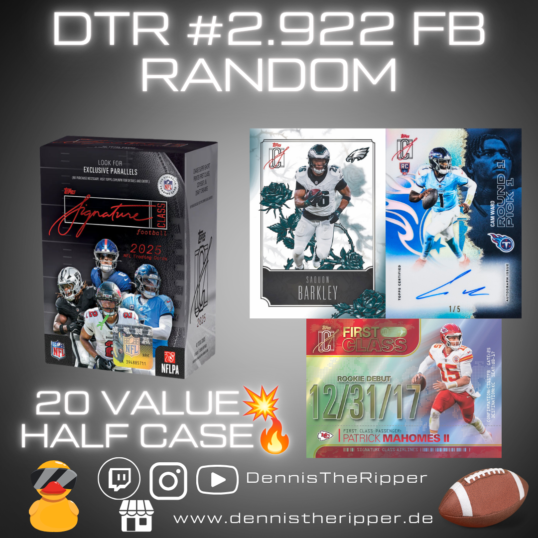 DTR #2922 FB Signature Class Value Half Case Random Group Break Free Spot 💥
