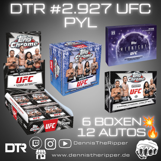 DTR #2927 UFC Chrome x Sapphire x Midnight 6 Boxer PYL Group Break