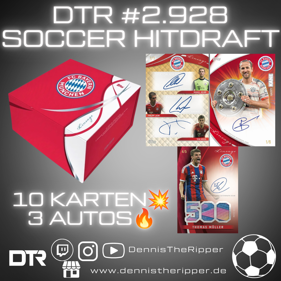 DTR #2928 Soccer FC Bayern Lineage 1 Box Hit Draft Group Break