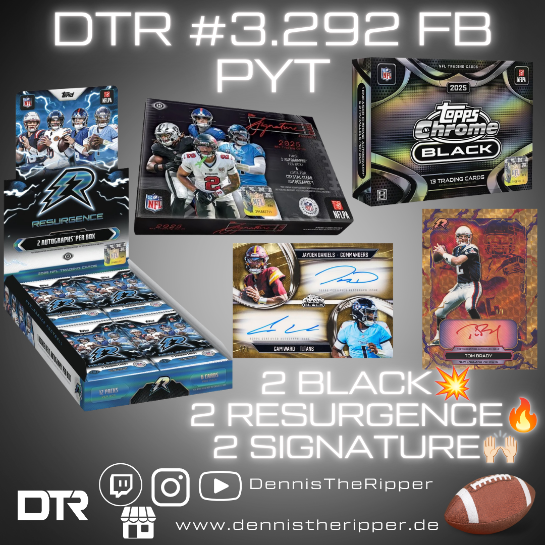 DTR #3292 FB Resurgence x Chrome Black x Signature 6 Boxer PYT Group Break