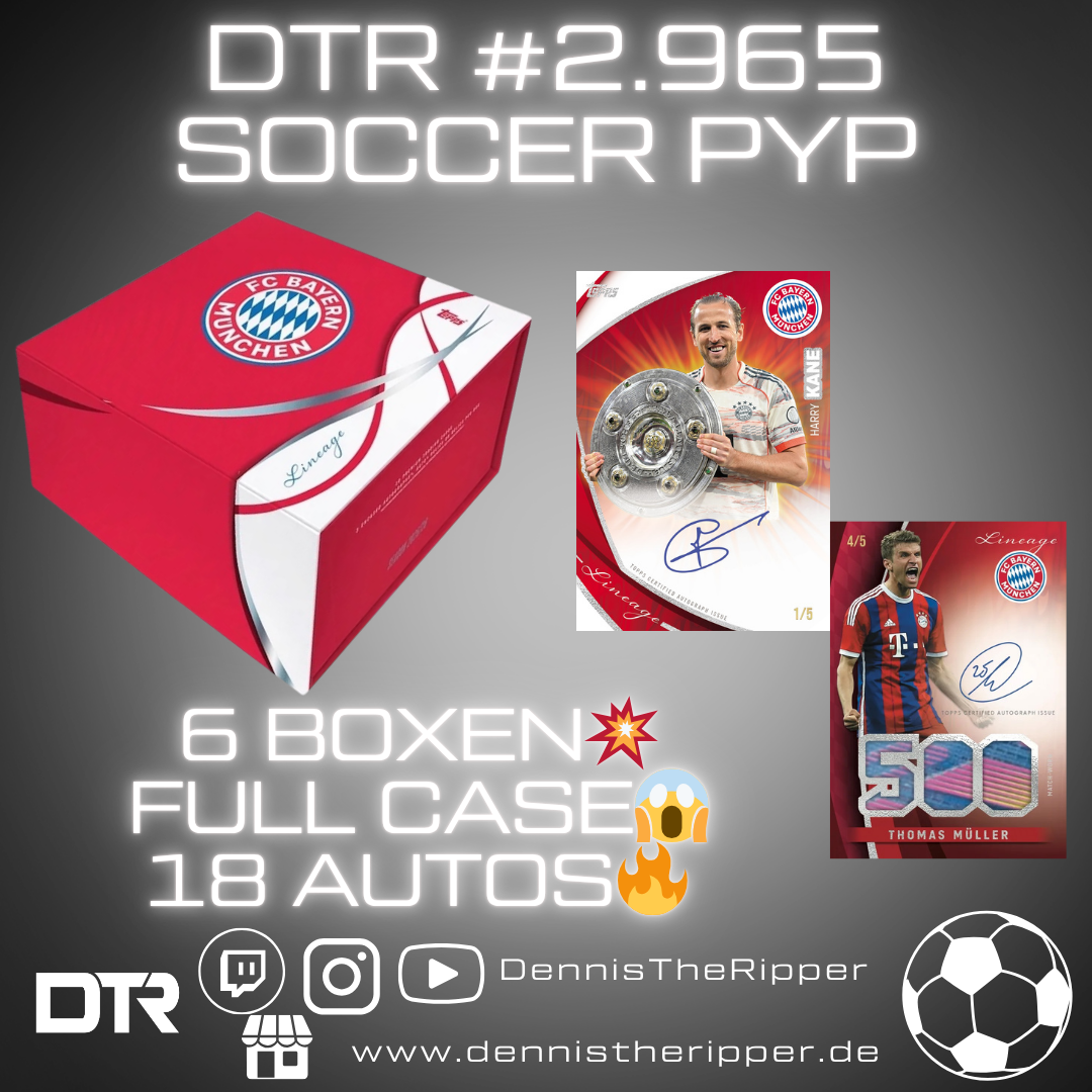 20 Filler 2 Sieger Michael Olise & Franck Ribéry DTR #2965 Soccer FC Bayern Lineage Full Case PYT/PYP Group Break