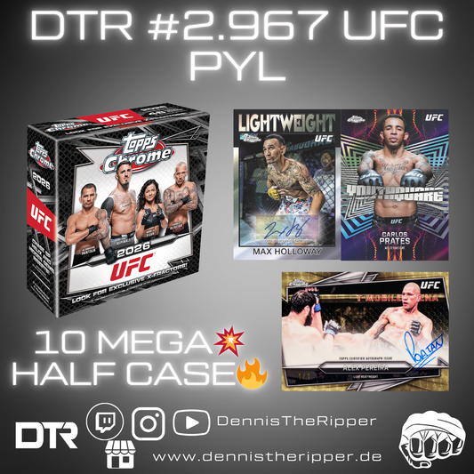 UltraMini 10 Filler 5 Sieger DTR #2967 UFC Chrome Mega Half Case PYT/PYP Group Break