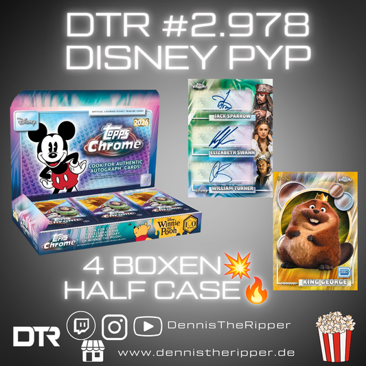 DTR #2978 Disney Chrome Hobby Half Case PYT/PYP Group Break