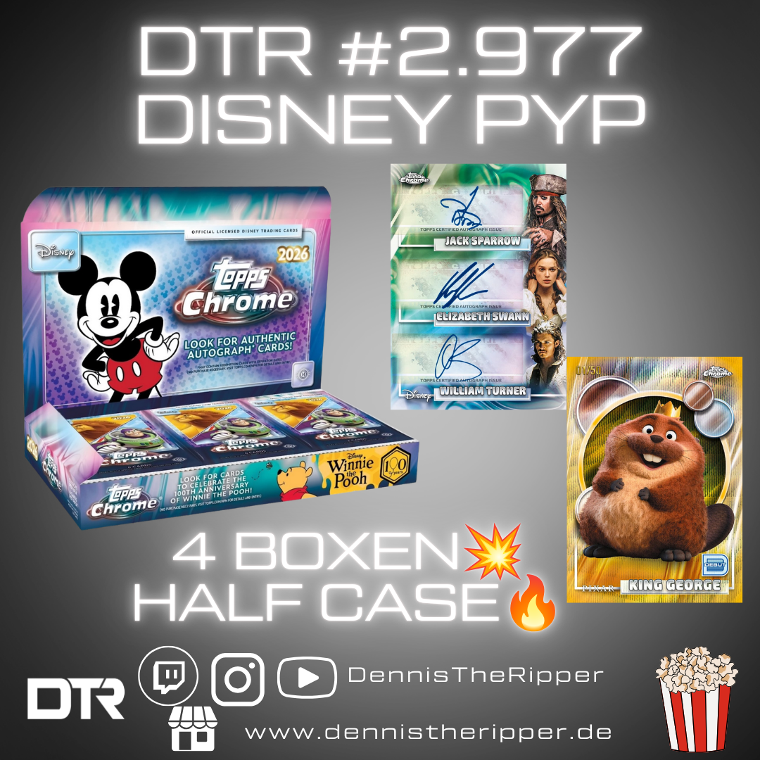 Mini 10% Filler GIGAFILLER! DTR #2977 Disney Chrome Hobby Half Case PYT/PYP Group Break
