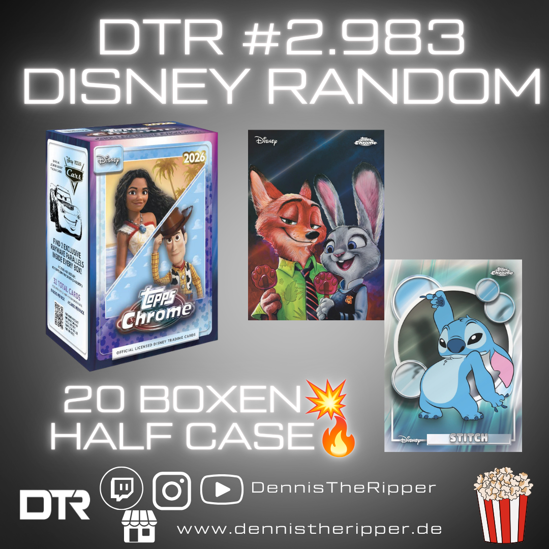 25% Filler DTR #2983 Disney Chrome Value Half Case Random Group Break