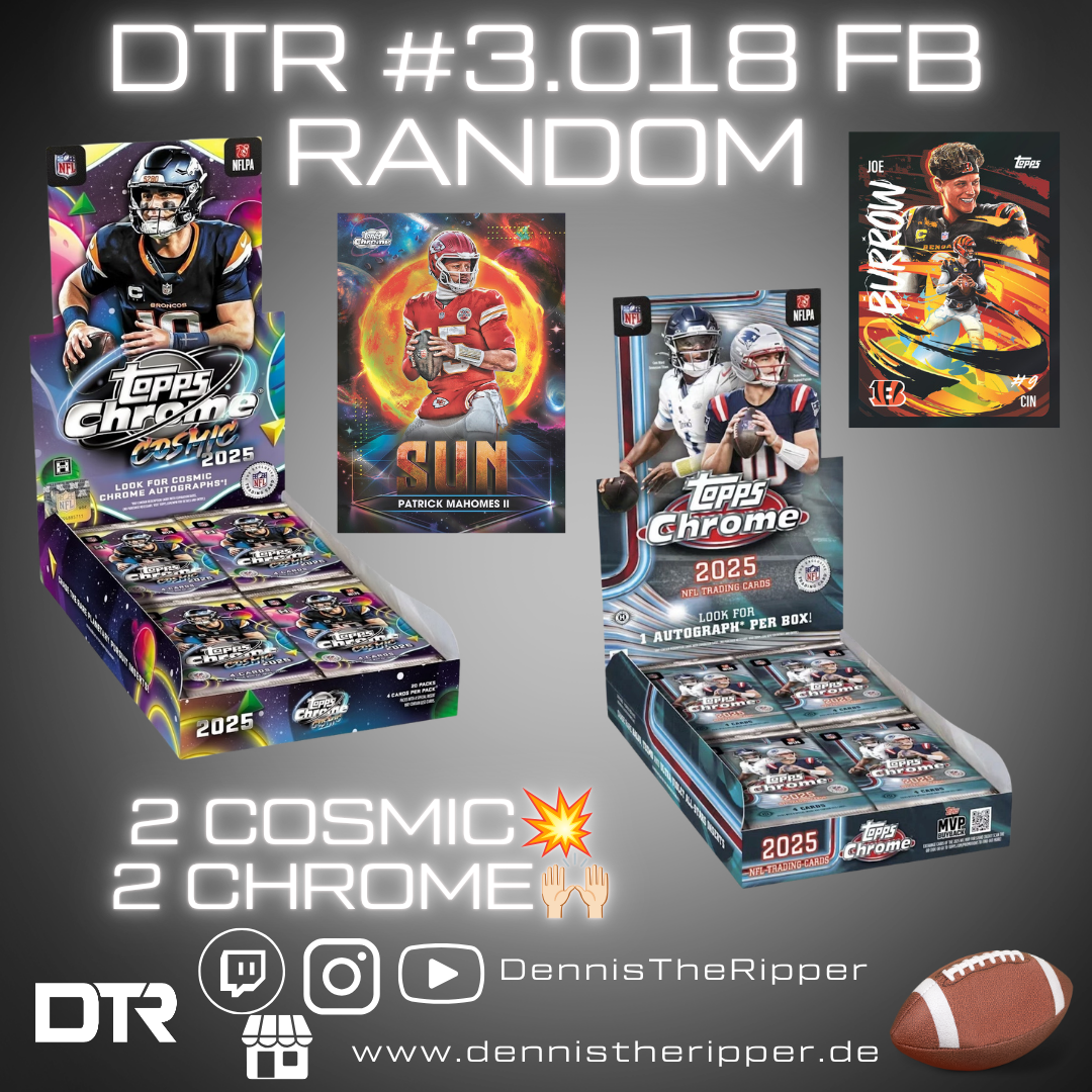 DTR #3018 FB Chrome x Cosmic 4 Boxer Random Group Break
