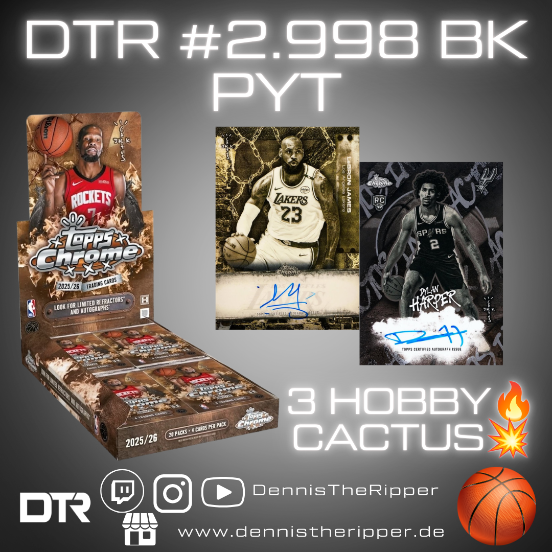 DTR #2998 BK Cactus Jack 3 Boxer PYT Group Break
