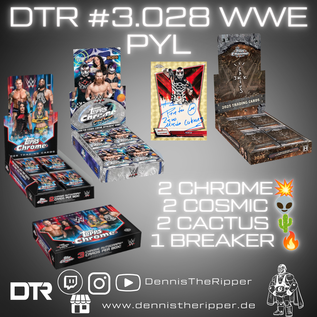 DTR #3028 WWE Mixer 7 Boxer PYL Group Break