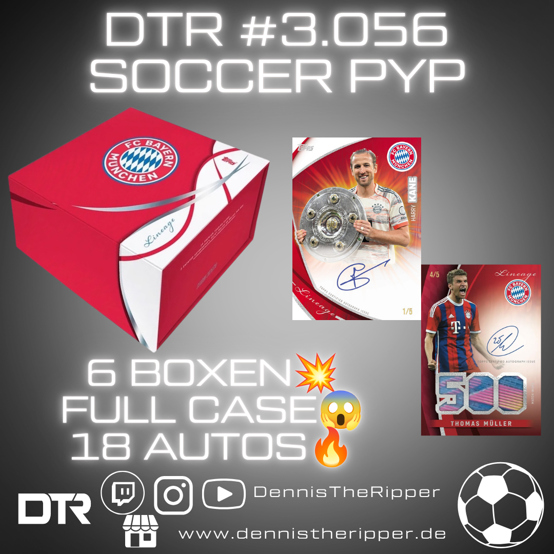 DTR #3056 Soccer FC Bayern Lineage Full Case PYT/PYP Group Break