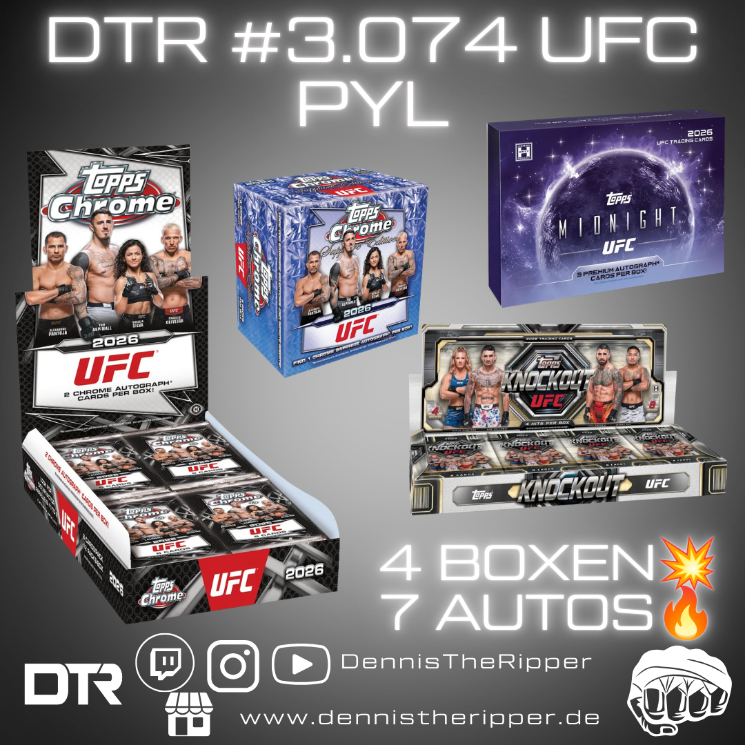25% Filler GIGAFILLER! DTR #3074 UFC Mixer 4 Boxer PYL Group Break