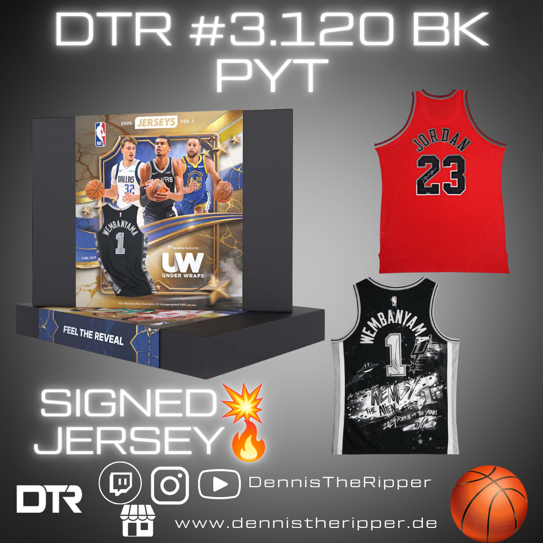 DTR #3120 BK Underwraps Jersey 1 Box Random Group Break