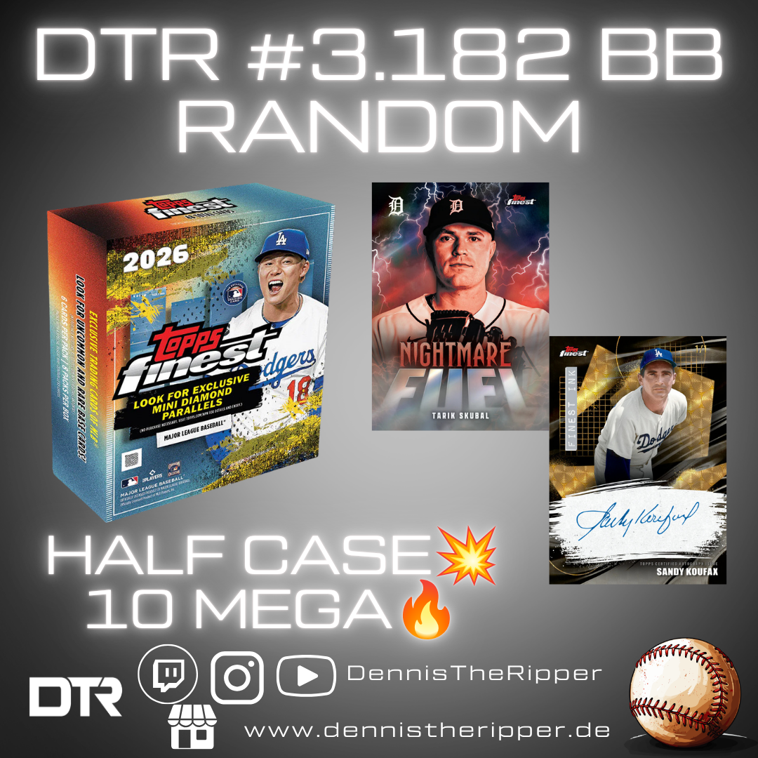 DTR #3182 BB Finest Mega Half Case Random Group Break