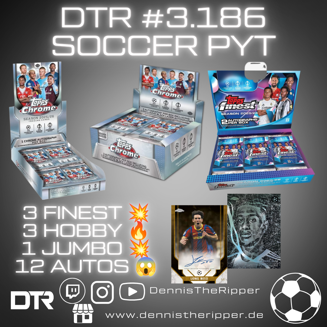 DTR #3186 Soccer Chrome x Finest 7 Boxer PYT/PYP Group Break