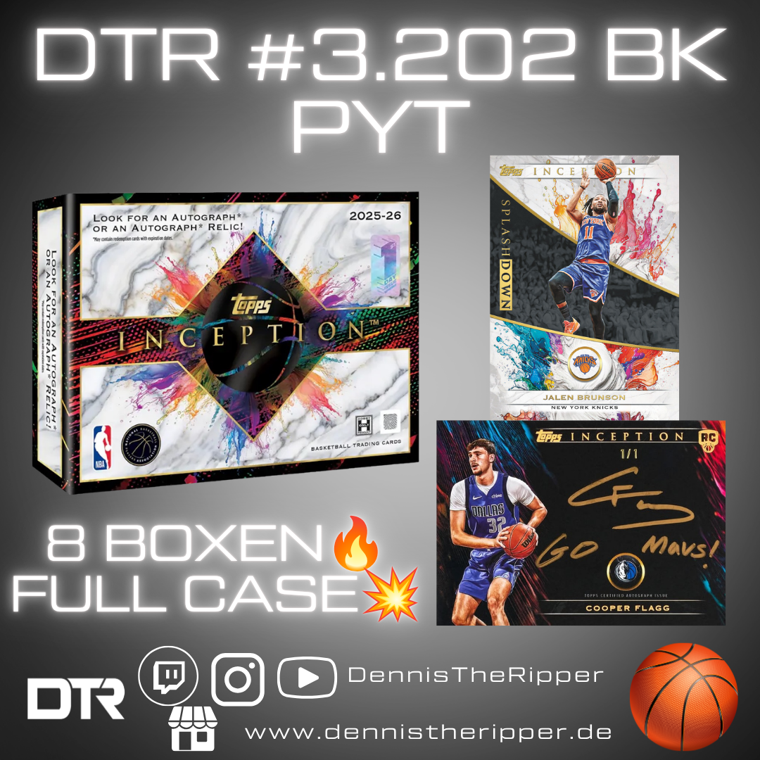 DTR #3202 BK Inception Full Case PYT Group Break