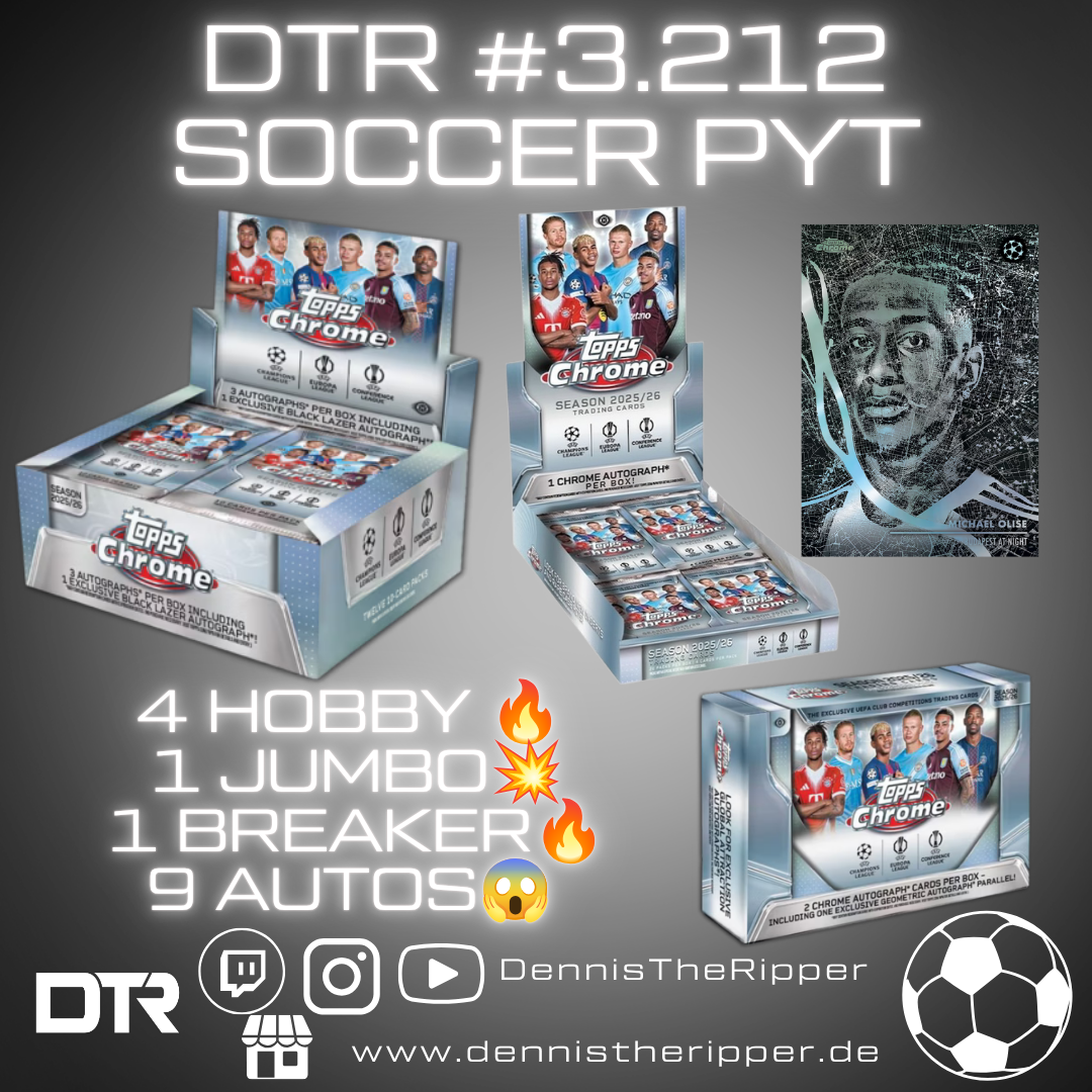 DTR #3212 Soccer Chrome Mixer 6 Boxer PYT/PYP Group Break