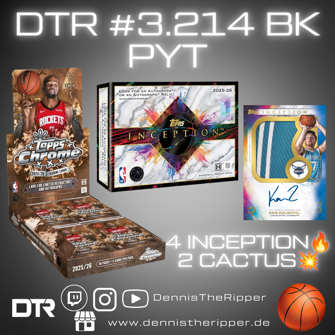 DTR #3214 BK Inception x Cactus 6 Boxer PYT Group Break