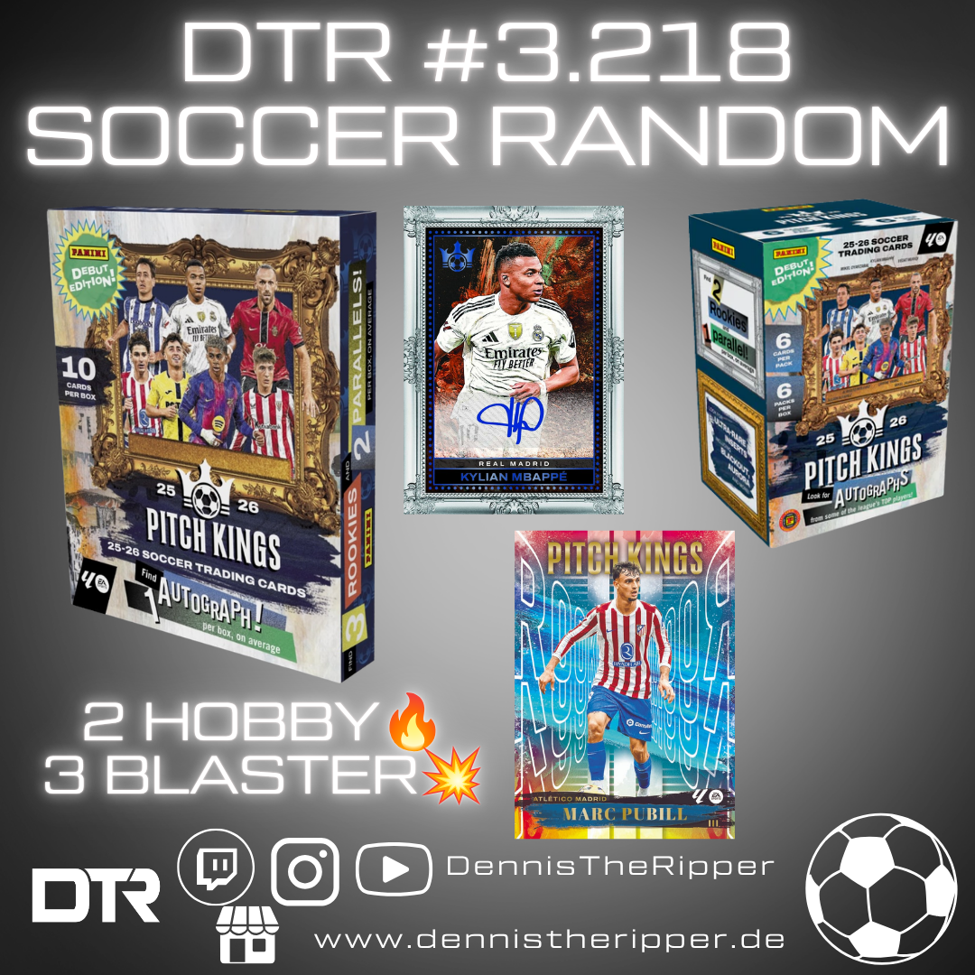 DTR #3218 Soccer Pitch Kings La Liga 5 Boxer Random Group Break
