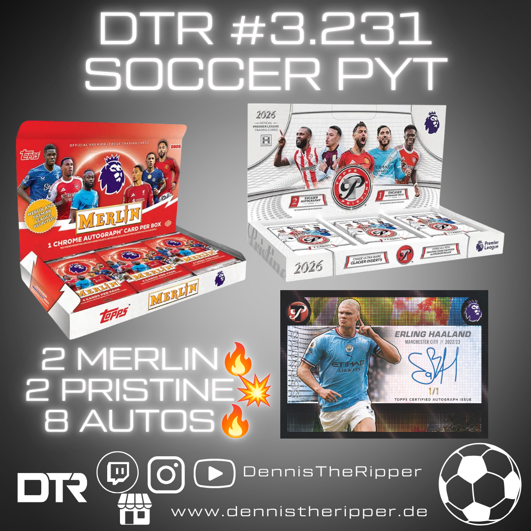 DTR #3231 Soccer Pristine x Merlin 4 Boxer PYT/PYP Group Break
