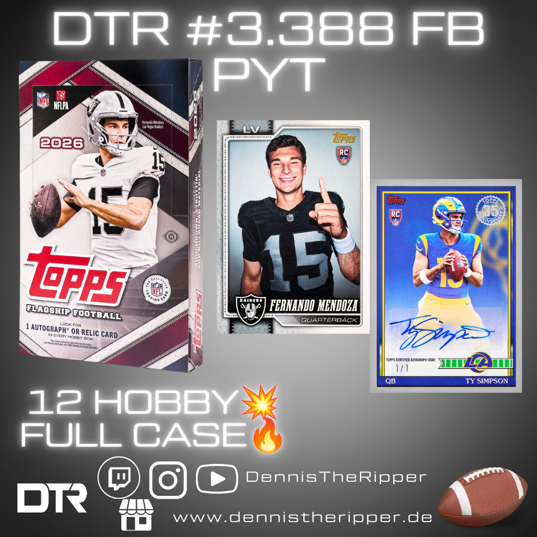 DTR #3388 FB Flagship Hobby Full Case PYT Group Break