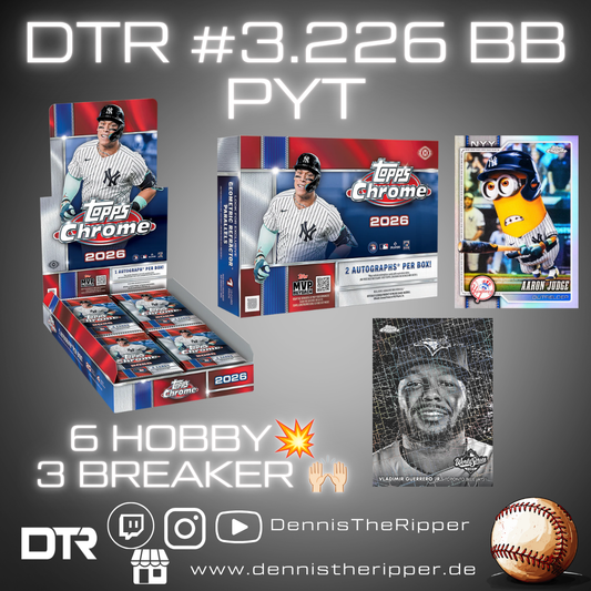 DTR #3226 BB Chrome Hobby x Breaker 1/2 Half Case PYT Group Break
