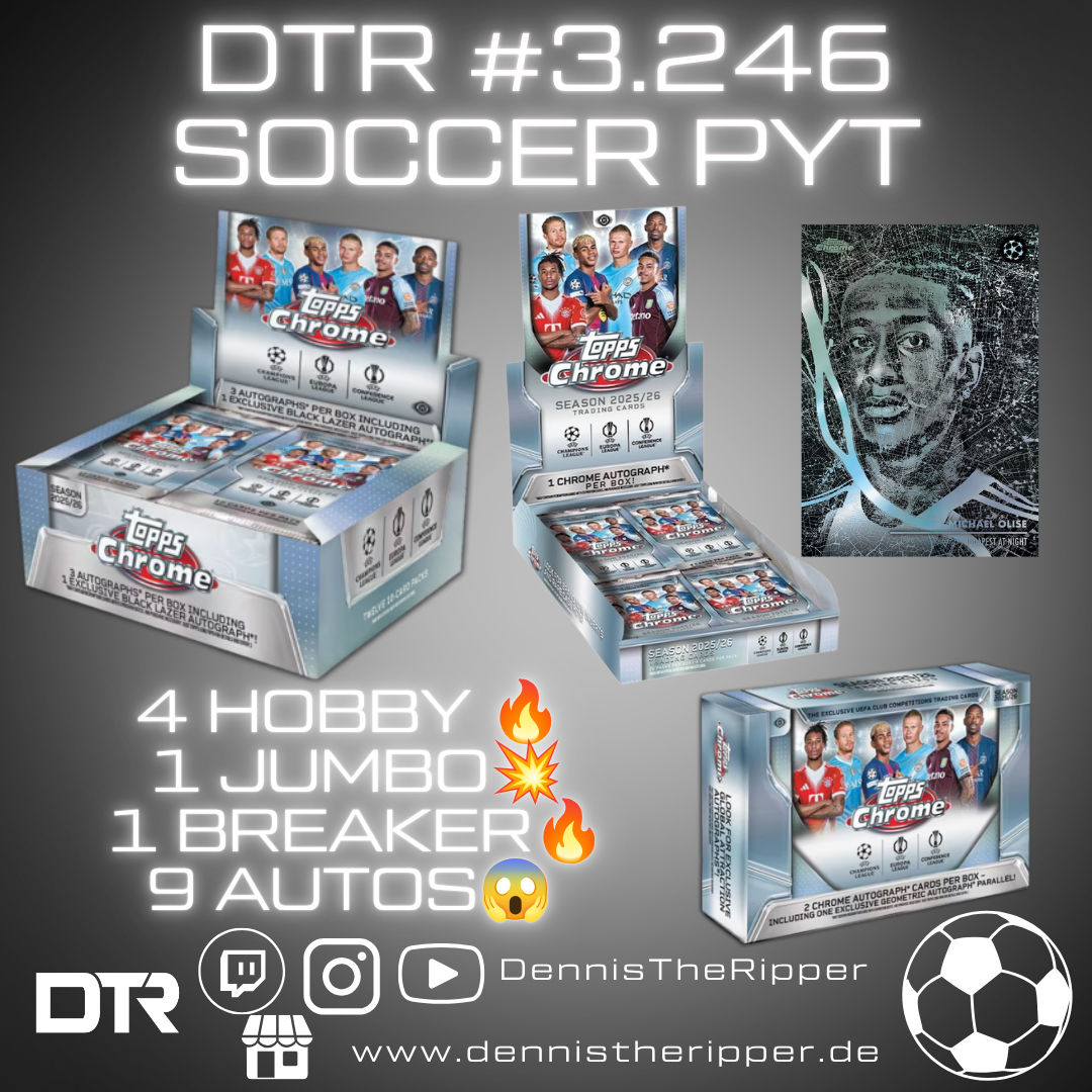 DTR #3246 Soccer Chrome Mixer 6 Boxer PYT/PYP Group Break