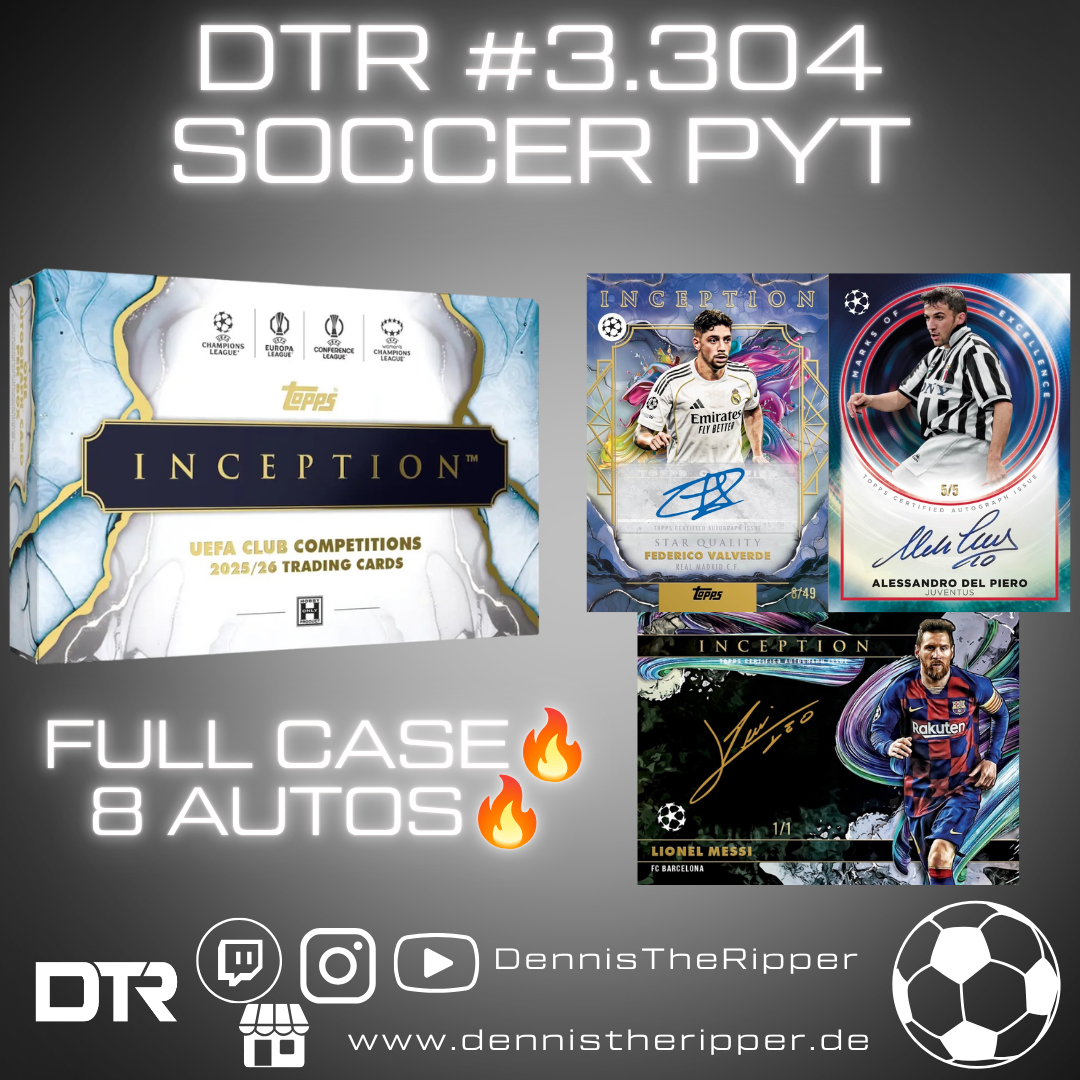 DTR #3304 Soccer Inception Full Case PYT/PYP Group Break