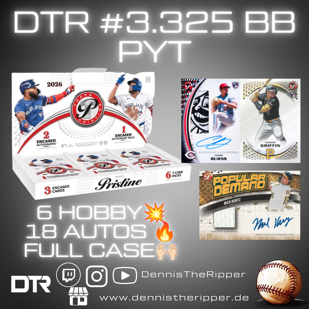 DTR #3325 BB Pristine Full Case PYT Group Break