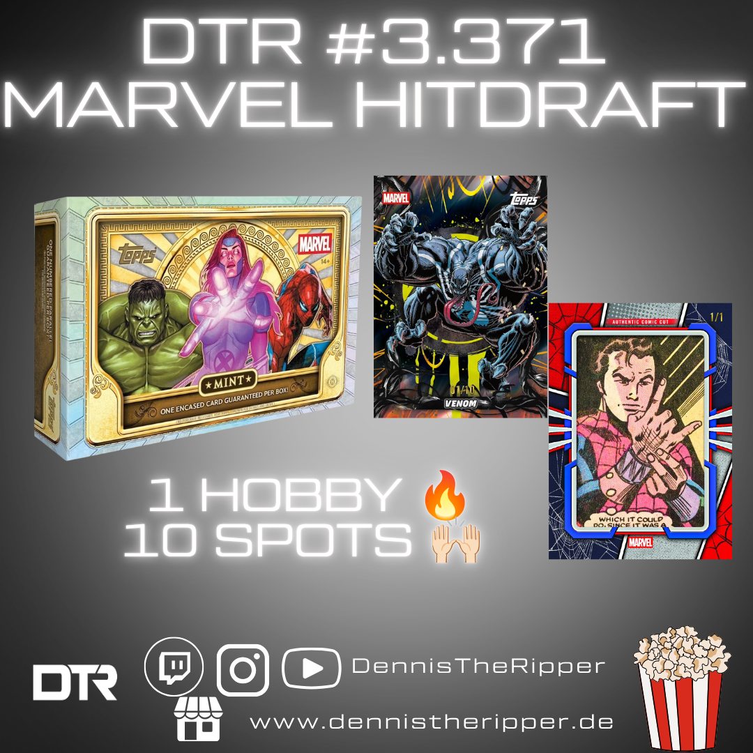 DTR #3371 Marvel Mint 1 Box Hit Draft Group Break