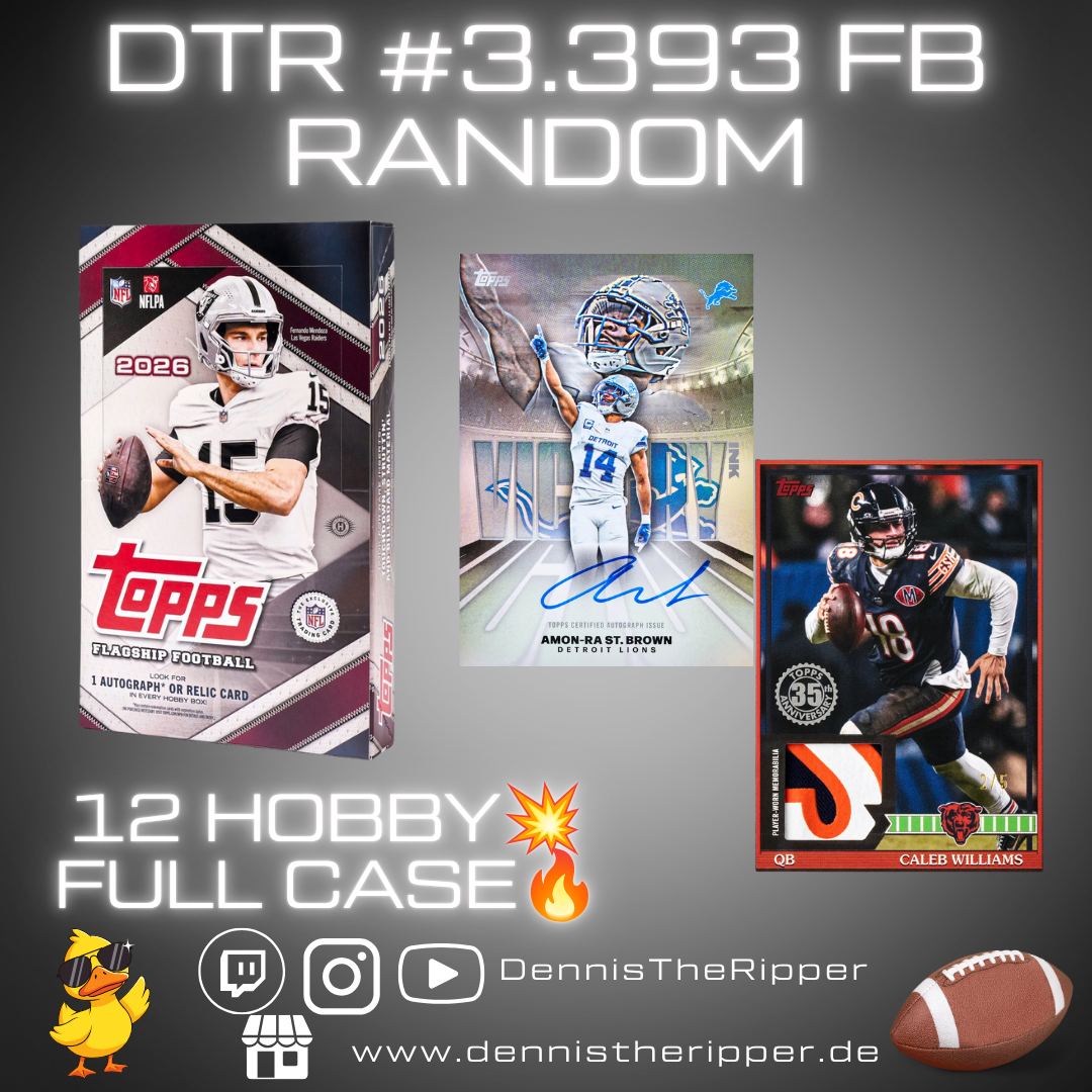 DTR #3393 FB Flagship Hobby Full Case Random Group Break Free Spot 💥