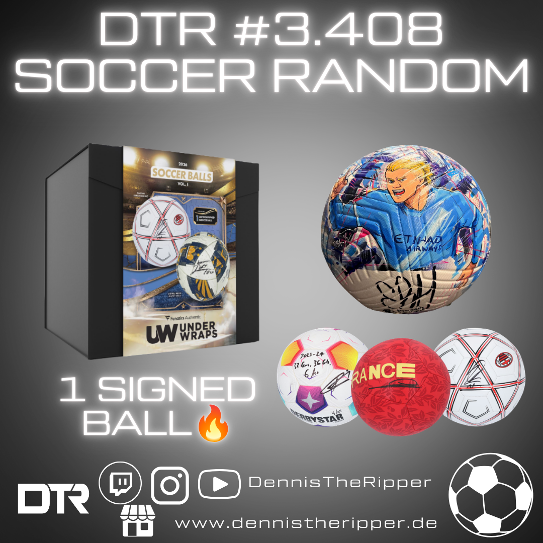 DTR #3408 Soccer Under Wraps Ball 1 Box Random Group Break