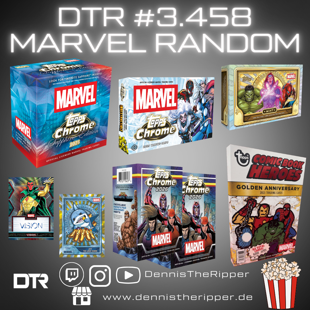 10% Filler DTR #3458 Marvel Mint X Chrome X Sapphire 6 Boxer Random Letter Group Break