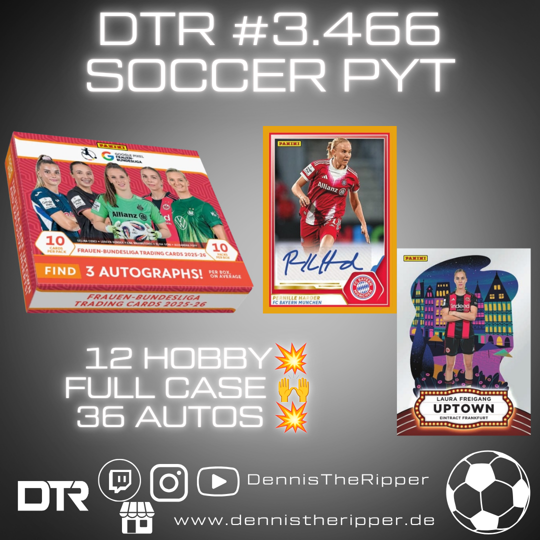 GIGAFILLER! 10 Spots 10 Sieger DTR #3466 Soccer Frauen Bundesliga Hobby Full Case PYT/PYP Group Break