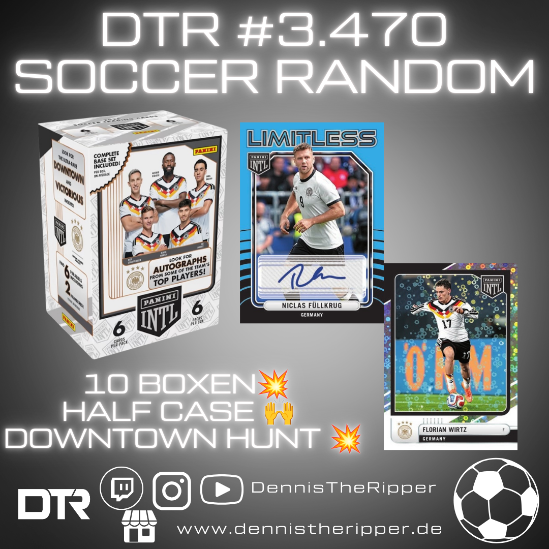 50% Filler DTR #3470 Soccer INTL Germany Half Case Random Group Break