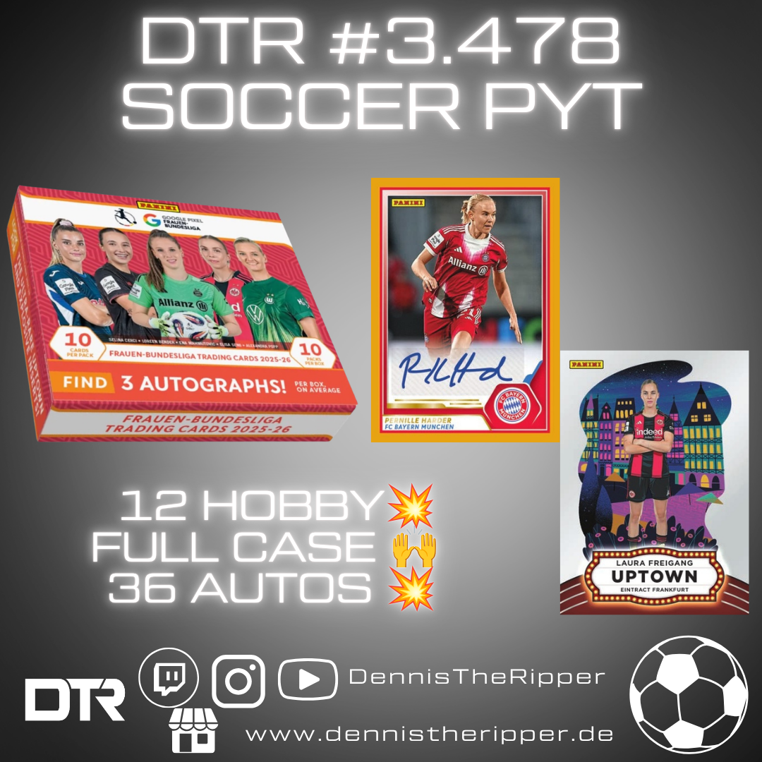 DTR #3478 Soccer Frauen Bundesliga Hobby Full Case PYT/PYP Group Break