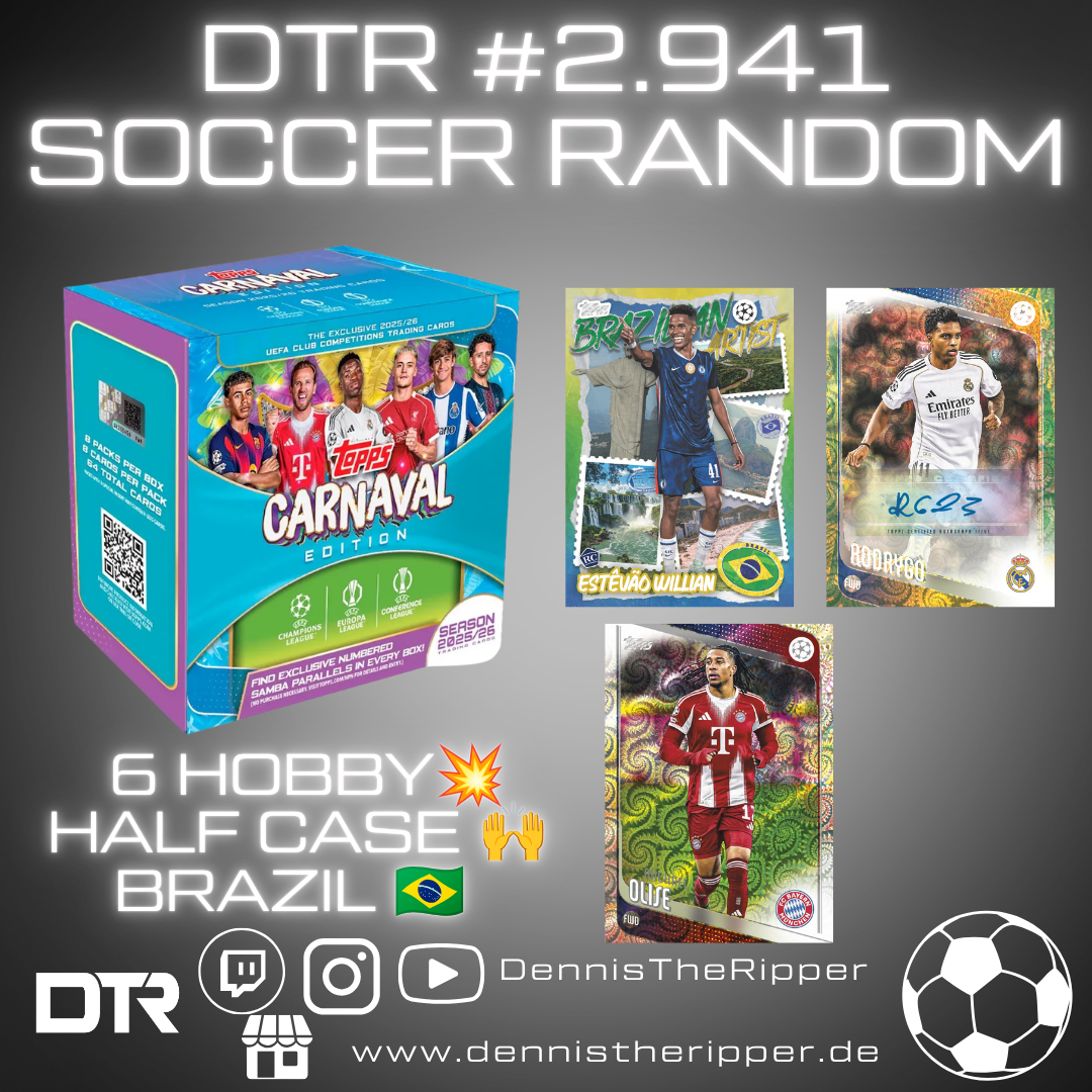 DTR #2941 Soccer Carnaval Half Case Random Group Break
