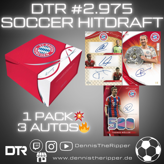 DTR #2975 Soccer FC Bayern Lineage 1 Box Hit Draft Group Break