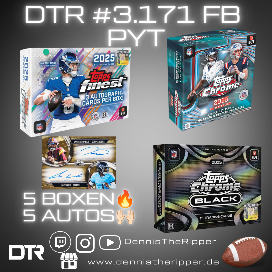 DTR #3171 FB Finest X Chrome X Black 5 Boxer PYT Group Break