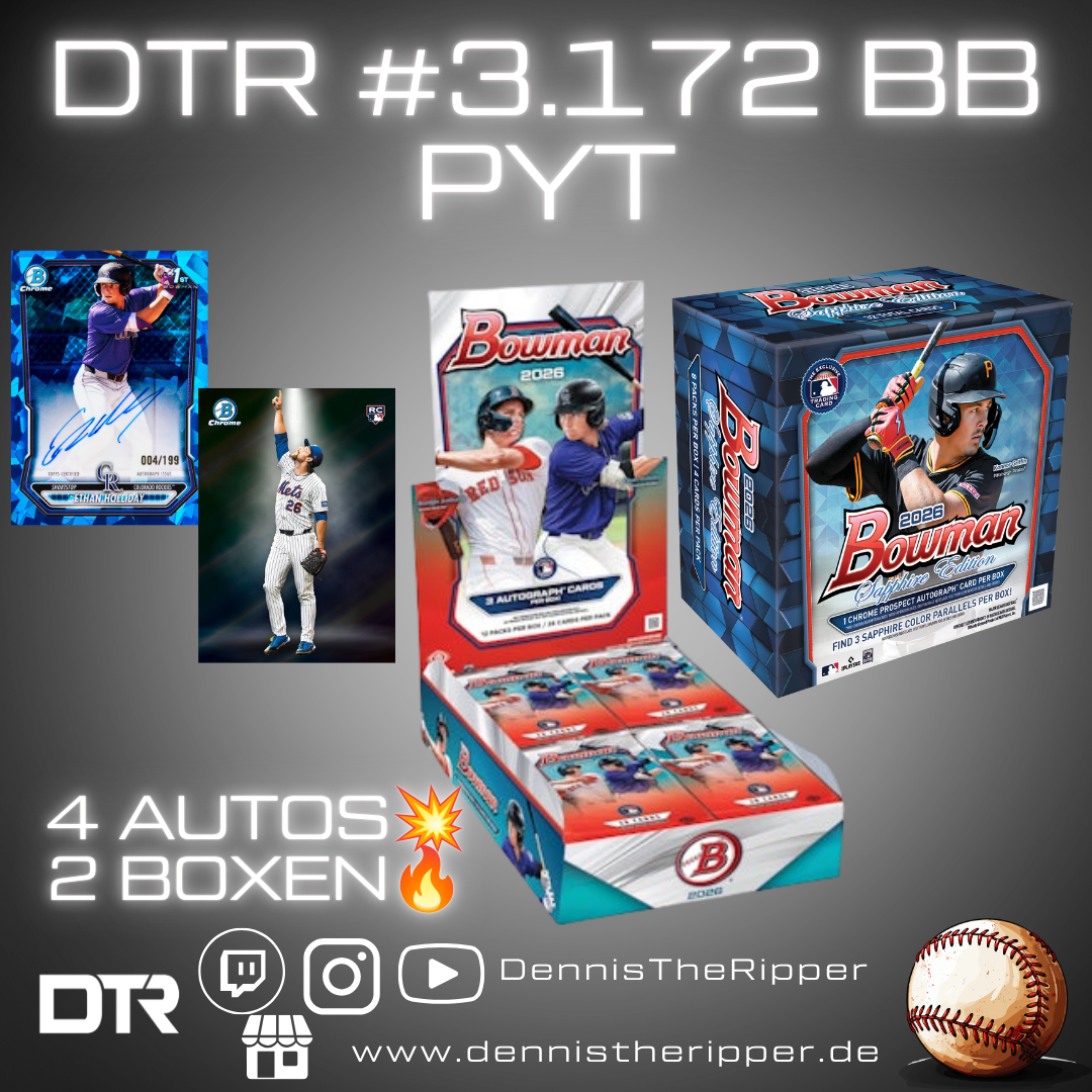 DTR #3172 BB Bowman Mixer 2 Boxer PYT Group Break