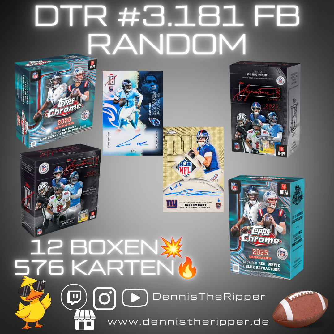 50% Filler DTR #3181 FB Chrome x Signature Mixer 12 Boxer Random Group Break Free Spot 💥