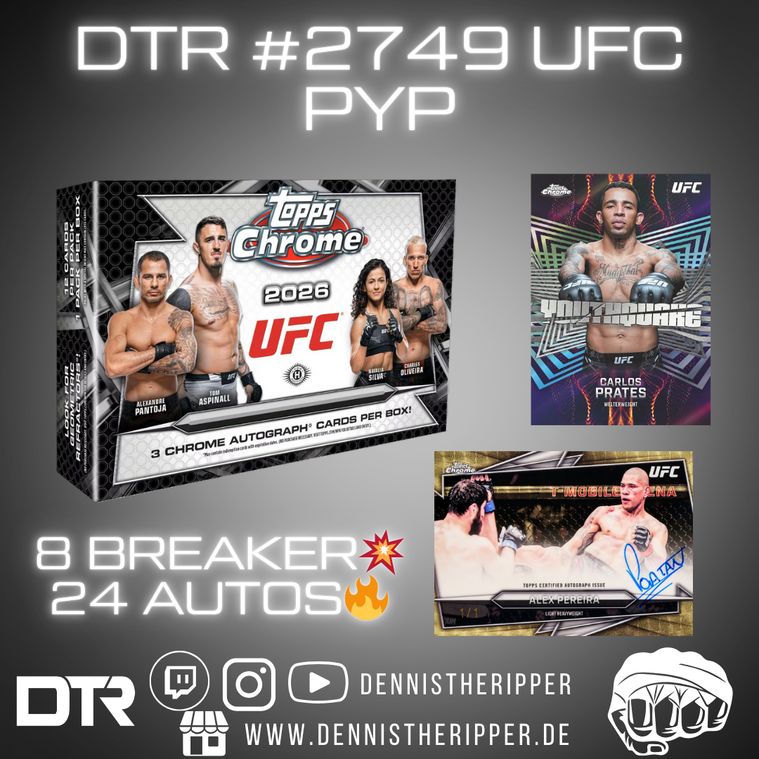 25% Filler GIGAFILLER! DTR #2749 UFC Chrome Breaker Full Case PYT/PYP ...