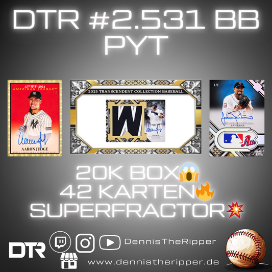 DTR #2531 BB Transcendent 1 Box PYT Group Break