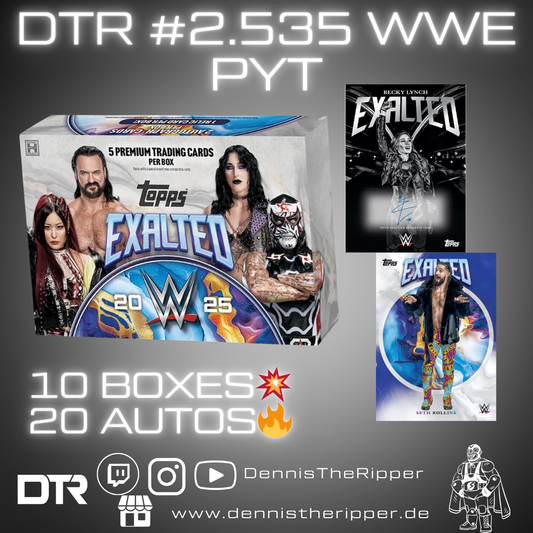 DTR #2535 WWE Exalted Full Case PYT/PYP Group Break