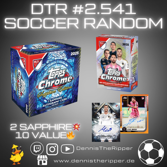 DTR #2541 Soccer MLS Sapphire x Value Mixer 12 Boxer Random Group Break Free Spot 💥
