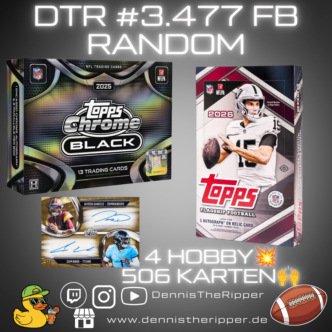 DTR #3477 FB Flagship X Black 4 Boxer Random Group Break Free Spot 💥