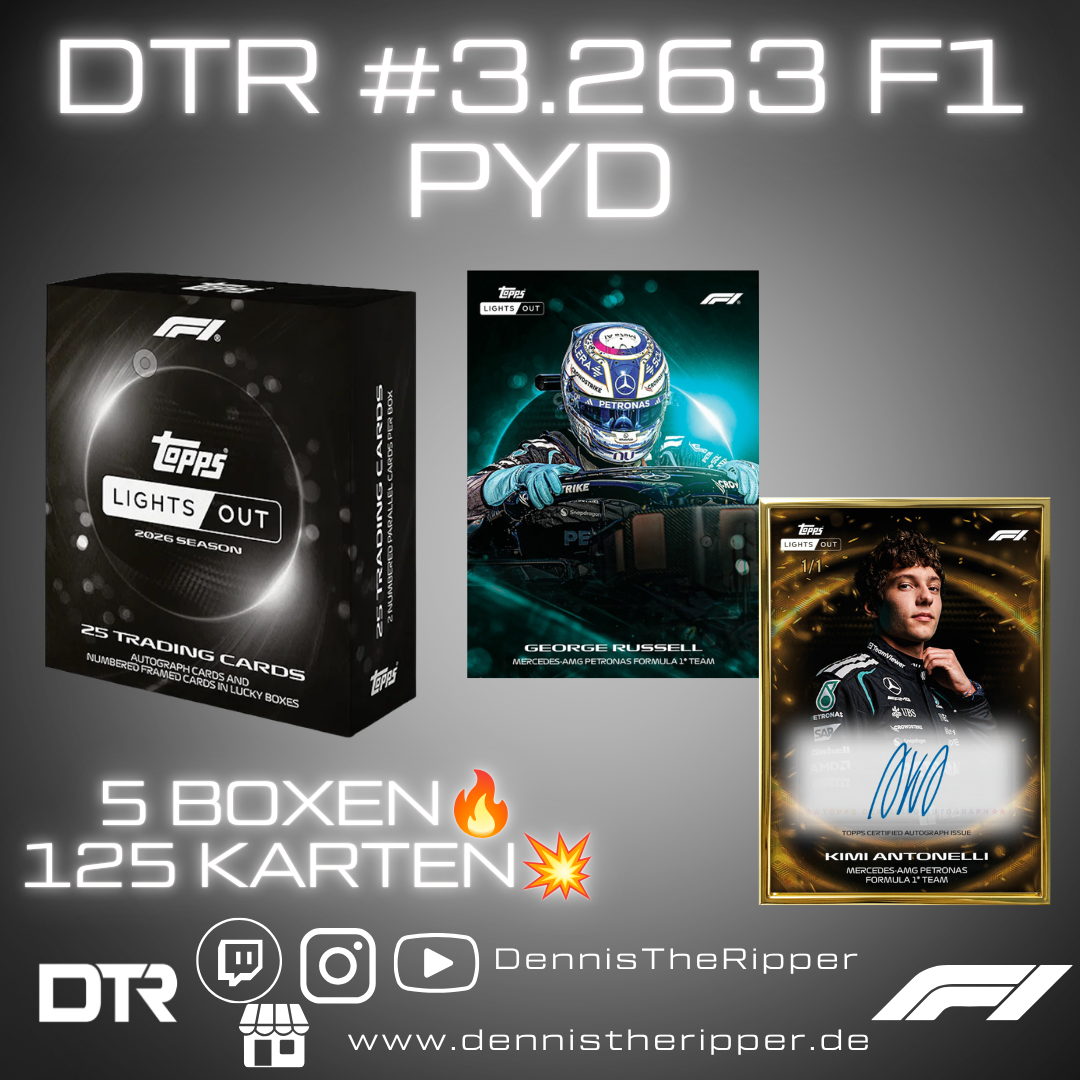 GIGAFILLER! 7 Spots 7 Sieger DTR #3263 F1 Lights Out 5 Boxer PYT/PYP Group Break