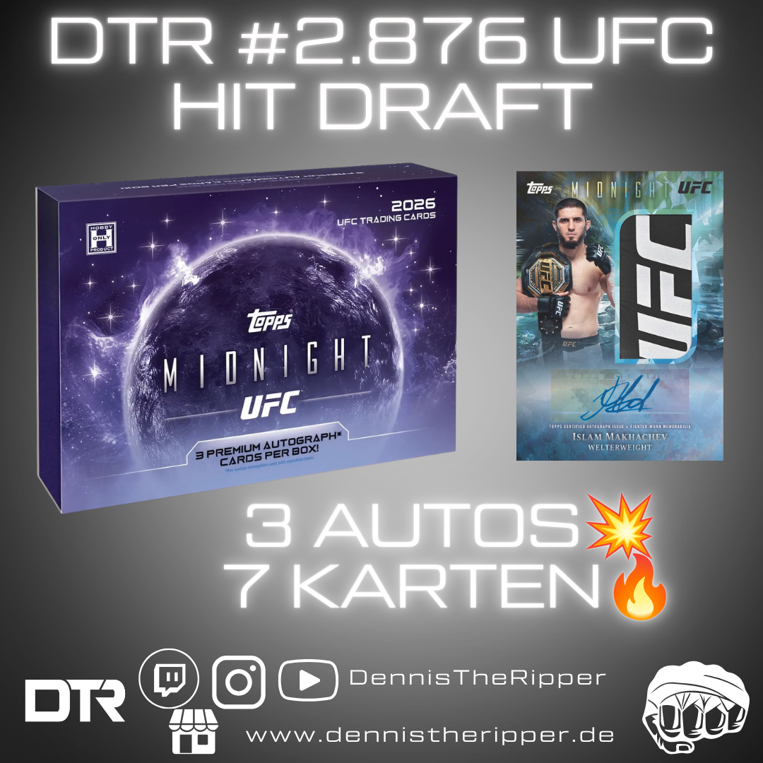50% Filler DTR #2876 UFC Midnight 1 Box Hit Draft Group Break